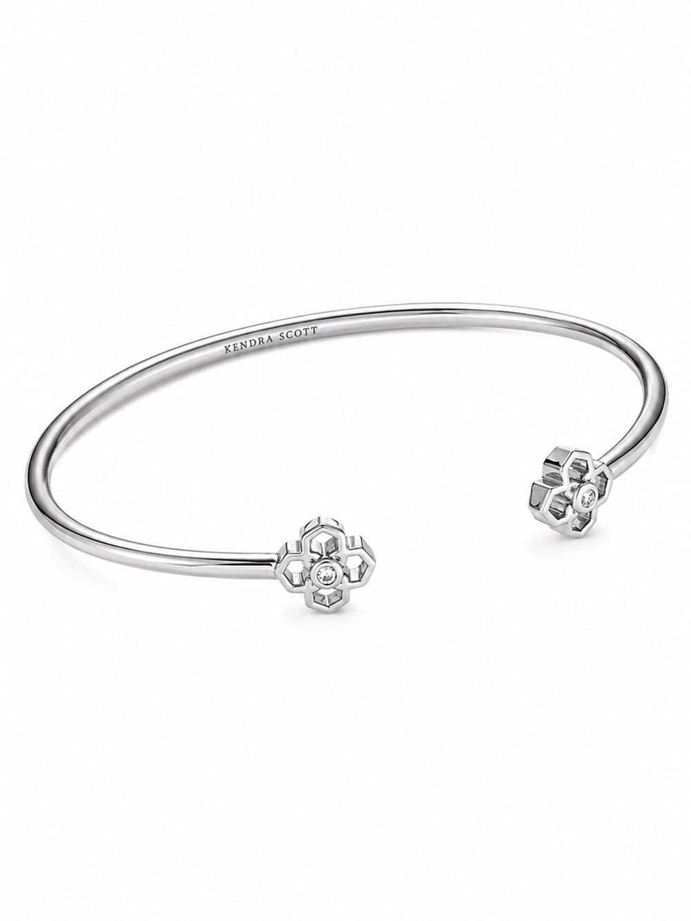 Kendra Scott Rue Cuff Bracelet in Silver.